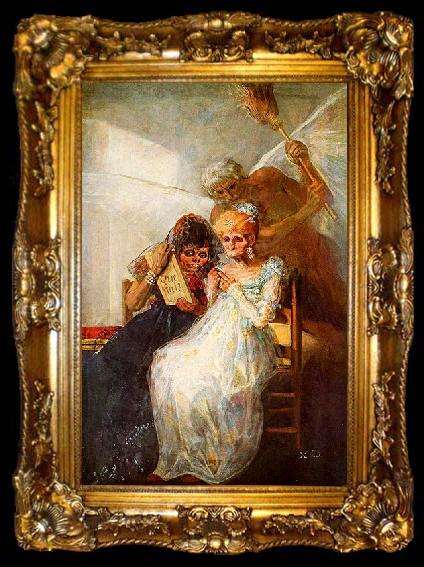 framed  Francisco de Goya Einst und jetzt Detail, ta009-2